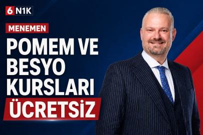 Menemen’de gençlere ücretsiz POMEM, PMYO ve BESYO kursu