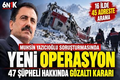 Muhsin Yazıcıoğlu soruşturmasında yeni operasyon: 47 şüpheli hakkında gözaltı kararı