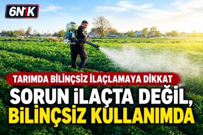 Pestisit tartışmasına İzmir’den dikkat çeken çıkış: “Sorun ilaçta değil, bilinçsiz kullanımda”