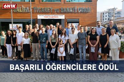 Salihli TSO’dan başarılı öğrencilere ödül