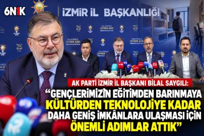 Saygılı: “İzmir’in gençlerine inanıyoruz”