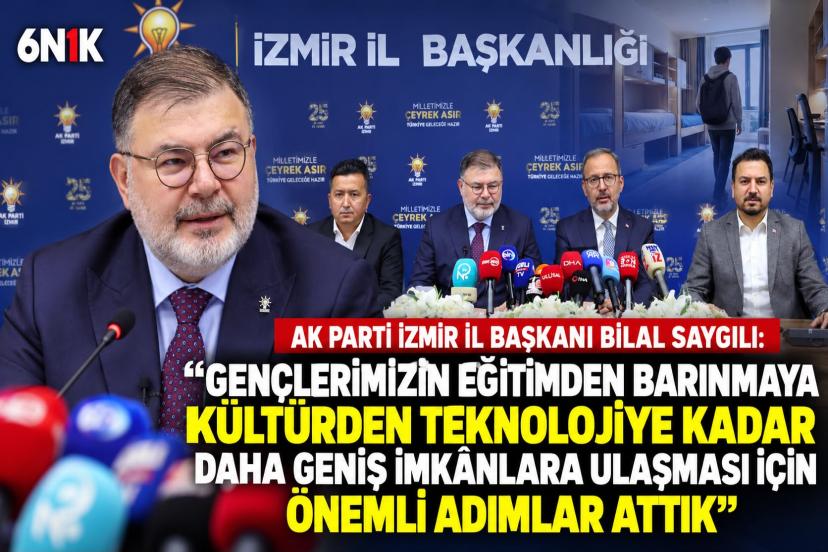 Saygılı: “İzmir’in gençlerine inanıyoruz”