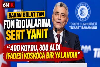 Bakan Ömer Bolat’tan fon iddialarına açıklama: “400 koydu, 800 aldı ifadesi koskoca bir yalandır”