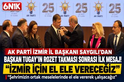 Saygılı’dan Cemil Tugay’ın AK Parti’ye katılımı sonrası ilk mesaj: İzmir için el ele vereceğiz