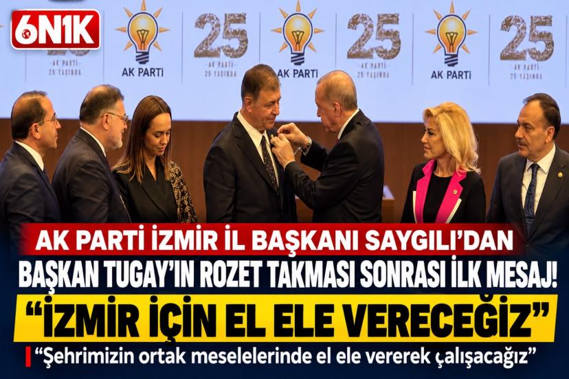 Saygılı’dan Cemil Tugay’ın AK Parti’ye katılımı sonrası ilk mesaj: İzmir için el ele vereceğiz